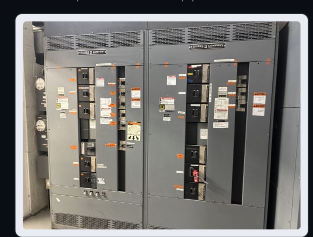 Substation A distribution sections